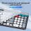 2.4G Wireless Keyboard Mouse Combo Bluetooth Colorful 6
