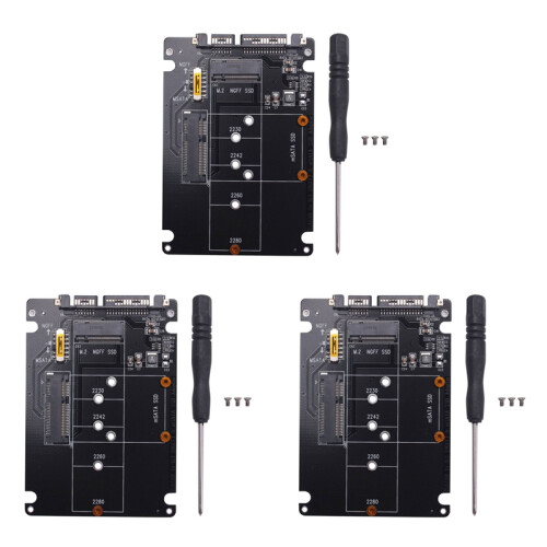 2-in-1-NGFF-M.2-B+M-Key-PCI-E- oder mSATA-SSD-zu-SATA-III-Adapterkarte 1
