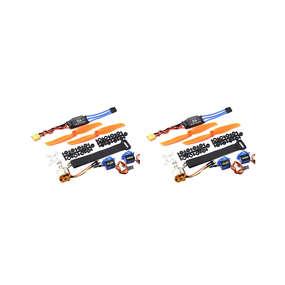 2200Kv Brushless Motor 30A Esc Xt60 Plug Sg90 9G Micro-Servo 4853440164582