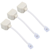 RJ11-Stecker auf Doppelbuchse, Filter-Splitter-Adapter