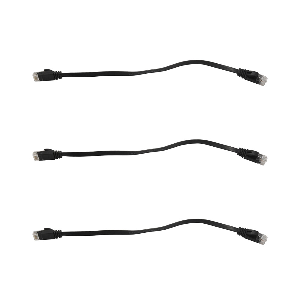 Photos - Ethernet Cable Jojomino 6 Pcs 1 Ft Flat Internet Network Cable With Snagless Rj45 Connectors 