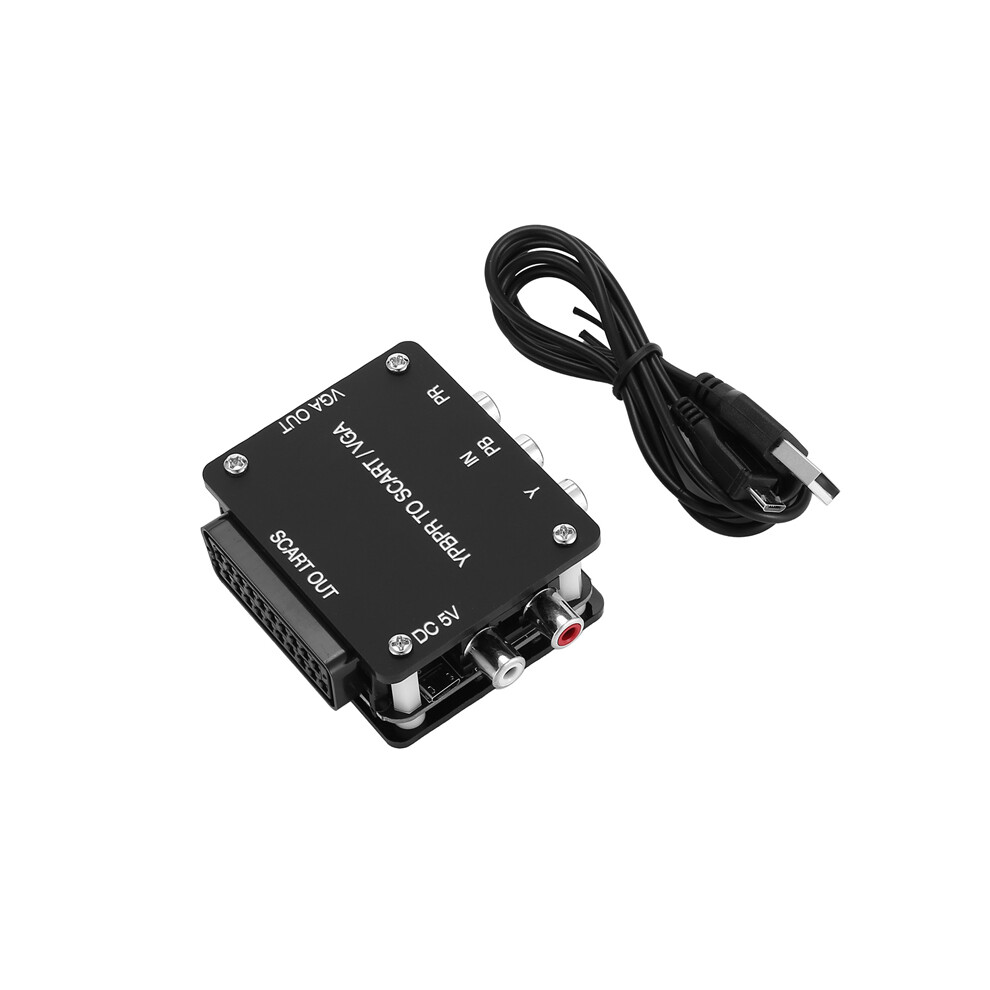 Yuv To Rgbs Ypbpr To Scart Vga Component Converter 4853440169389