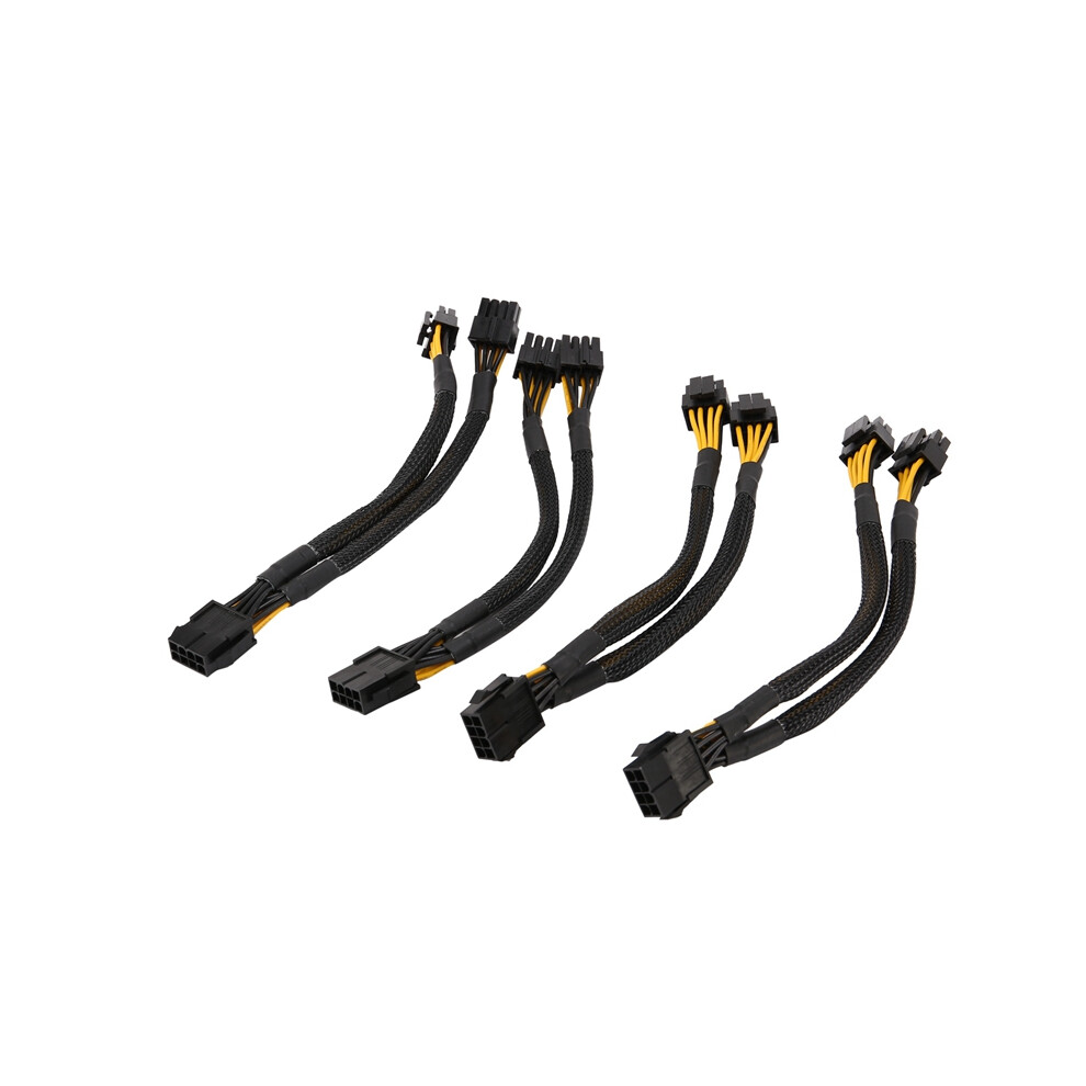 Photos - Other Electrical Equipment Jojomino 4Pc CPU 8 Pin Splitter ATX Female to Dual 8 Male EPS 12V (4+4)