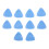 10 pcs Opening Pry Tool For Cell Phone Screen Repair Light blue 3