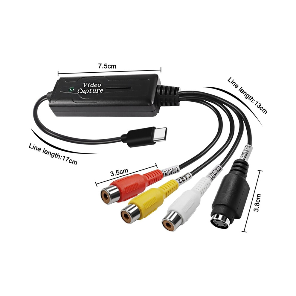 Av To Usb C Converter Video Capture Card Adapter 4853440168344
