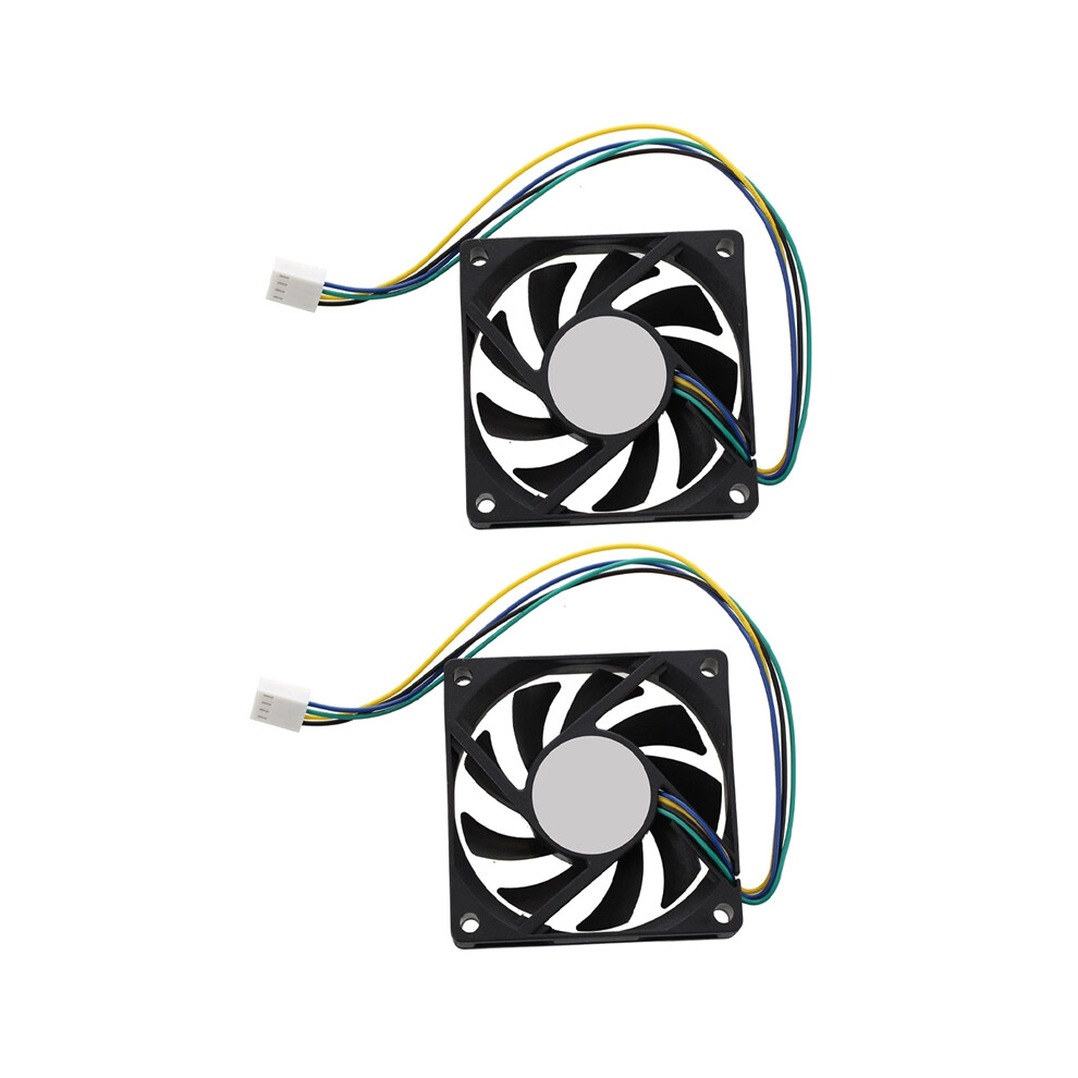 70X70x15mm 12V 4 Pins Pwm Pc Computer Case Cpu Cooler Fan Black 4853440170361
