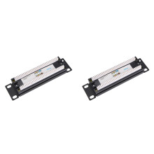 CAT6 8 Ports Patch Panel Rack Network 10Inch 1U with RJ45 Socket