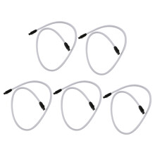 50 cm SATA 3.0 III SATA3 7-poliges Datenkabel 6 Gb/s SSD-Kabel (weiß)