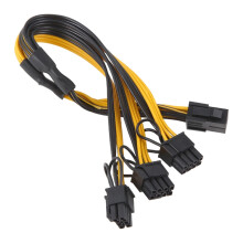 8-Pin auf 3X 8-Pin (6+2) PCI-E-Verlängerungskabel für Grafikkarte
