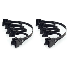 4Pin IDE zu 5-Port Stromkabel Molex SATA 18AWG Für HDD SSD PC
