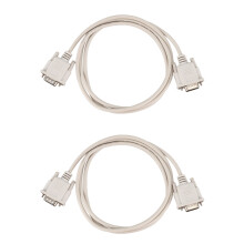 1,4 M RS232 DB9 9 Pin Stecker auf VGA Video 15 Adapter Hellgrau