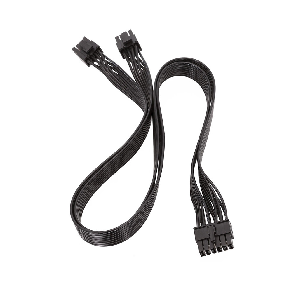 12Pin To Dual 8Pin(6+2) Pci-E Modular Power Cable For (60Cm) 4853080229399