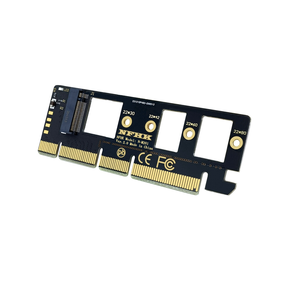 Expansion Card M.2 Nvme Ssd To Pcie 3.0 X16/X8/X4 Desktop 4853080229702