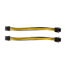 2er-Pack Grafikkarte 6 Pin auf 8 PCIe Adapter Stromkabel 7,8 Zoll