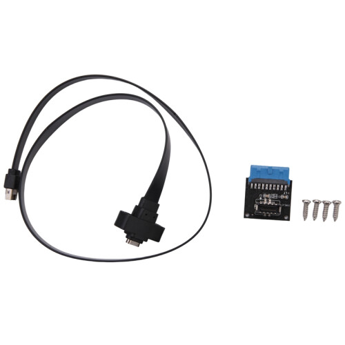 USB 3.1 Type C Front Panel Header Extension Cable 50 cm, Gen 2 1