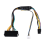 ATX Main 24Pin Buchse auf 6Pin Stecker PCI-E Netzteil 1