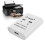 USB 2 in 1 Out Printer , 2-Port Manual Kvm Converter White 4