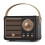 Retro Bluetooth Speaker, Small Wireless Speaker 1