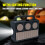 Solar Wireless Bluetooth Speaker Protable FM Radio Speakers Gold 3