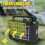 Solar Wireless Bluetooth Speaker Protable FM Radio Speakers Gold 5