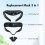 3in1 Face Cover for Meta PU Leather Interface Replacement Pad 7