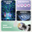 Wireless Microphone Bluetooth Speaker Portable Color Ambient Light 5