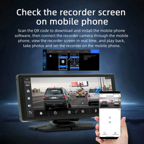 Car 8.1 Inch Bluetooth Screen GPS Navigation Display 2