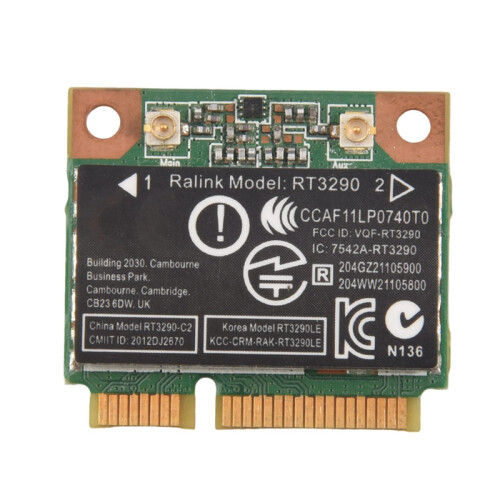 150Mbps 2.4Ghz RT3290 Wireless WIFI + Bluetooth BT 3.0 PCI-E Card 1