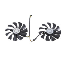 Neu 1 paar Grafikkarte Fan 85Mm Ha9010H12F-Z 4Pin Kühler