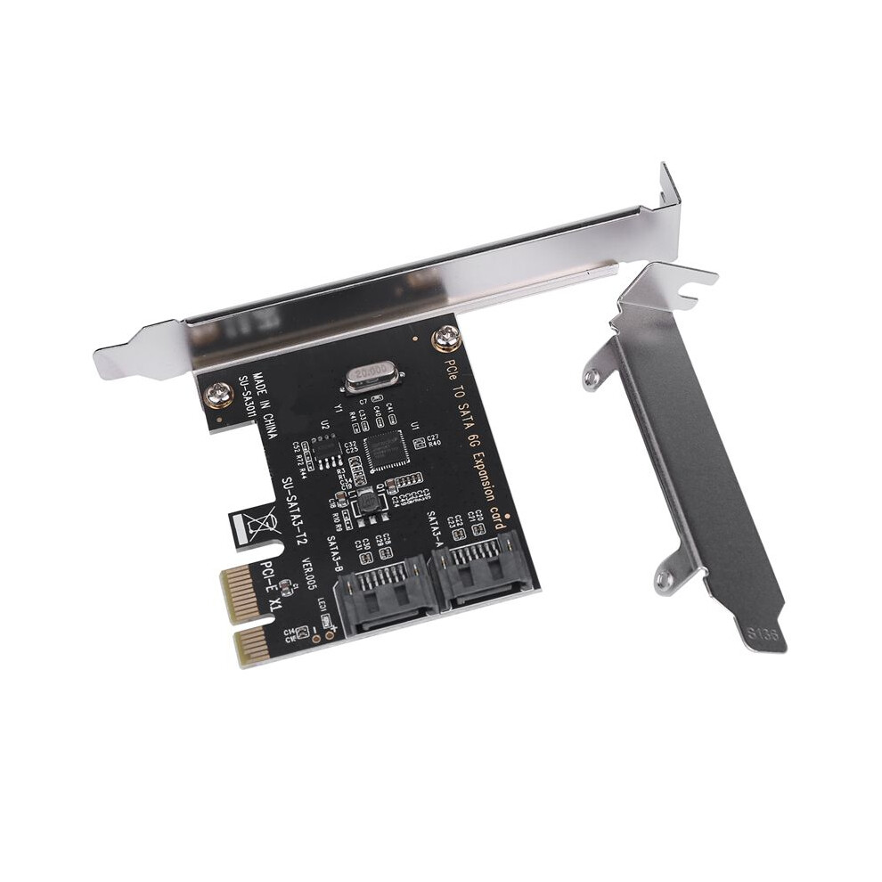 Pcie Express To Sata3.0 2-Port Sata Iii 6G Expansion Controller Card 4853080237226