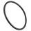 5 PCS 80 mm External Dia 4 Thick Filter Rubber O-Ring Seal Black 7