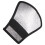Blitzdiffusor Silber/Weiß Reflektor, Schwarz Silber 4