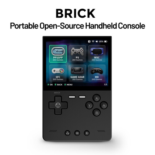 BRICK Handheld-Spielekonsole Portable Linux Video A 2