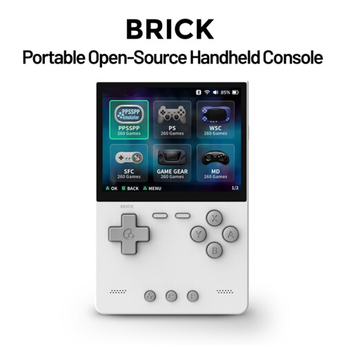 BRICK Handheld-Spielkonsole 128 GB Tragbares Linux-Video B 2