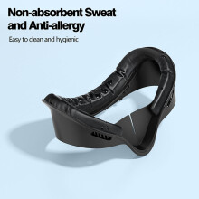 For 3S VR Comfort Kit Leather Face Mask Cover