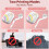 Portable Label Maker P12 Wireless Bluetooth for Storage Office Home,A 6