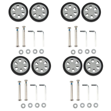 8X Gepäckzubehör Räder 55X12Mm
