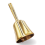 Super Loud Hand Barking Bell, Solid Brass Dinner Bell Service Pet Training Jingle Gold 2