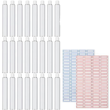 24 Stück leere Aluminium-Farbtuben 20 ml zum Herstellen und Aufbewahren von restlichem Acrylöl