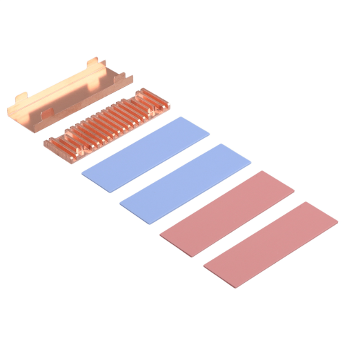 For M.2 NGFF Solid State Hard Drive Heatsink Ultra Pure Copper Cooler 2