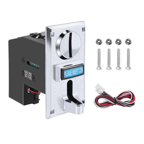Programable Plastic Multi Coin Acceptor Electronic Roll Down Selector Mechanism Side 2