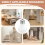 85-265V E27 PIR Motion Sensor Lamp 12W Bulb with Infrared Detector Security Light Warm 7