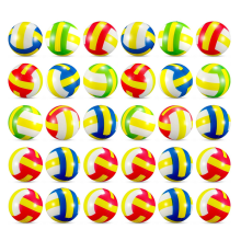 30Pcs Mini Volleyball Stress Bälle 2,36 Zoll Sport Spielzeug für Kinder Relief,