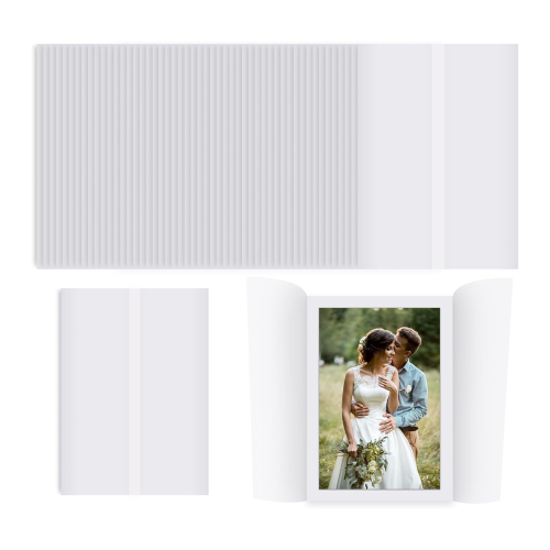50 Sheets Pre-Folded Vellum Jackets for 5X7 Invitations 1