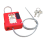 Lockout Tagout Cable Lock - 3.3ft Adjustable Lock, Steel with Vinyl Coating, -Cable 1