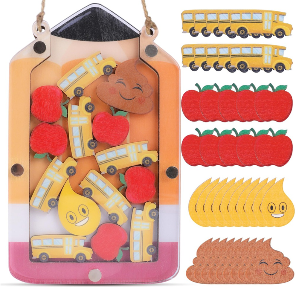 Jojomino Pencil School Bus Themed Potty Training Rewards Behavior Chart B
