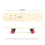 58.5cm Skateboard Deck Maple Skate Board Blank DIY Decorative 5