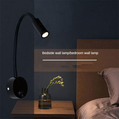 1PCS Bedside Working Study Reading Lamp Wall Sconces 3W LED Book Night Light for Bedroom Dormitory 2