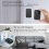 Smart Wireless Remote Video Doorbell, Camera Intercom HD Night Vision WiFi Tuya Security Doorbell 7