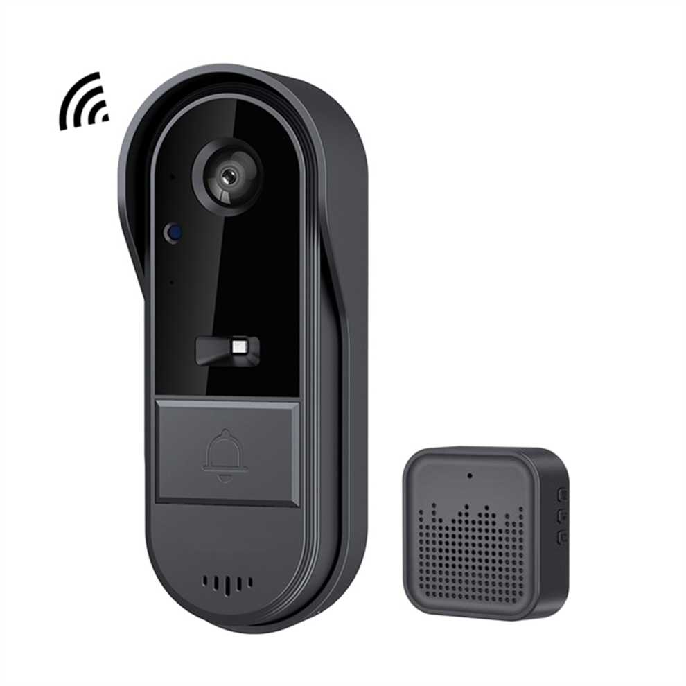 Wireless Video Doorbell Camera With Chime Intelligent Bell Intercom Night Vision For Home Office 4853080271831